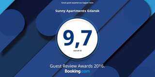 Апартаменты Sunny Apartments Gdansk Гданьск Номер-студио Делюкс с кроватью размера "king-size"-34